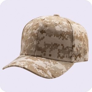 gorra de lona Camuflado beige- costado