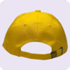 gorra de lona amarillo - atras
