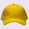 gorra de lona amarillo - frente