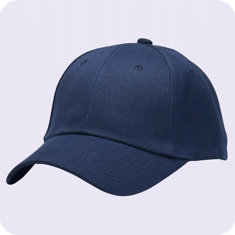 Gorra de Lona Azul Marino gorra de lona azul marino - costado