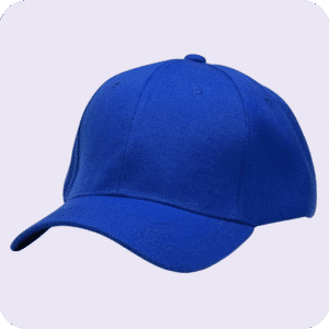 gorra de lona azulino - costado