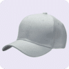 gorra de lona blanco - costado