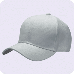 gorra de lona blanco - costado