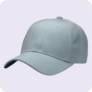 gorra de lona celeste bebe- costado