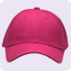 gorra de lona fucsia - frente