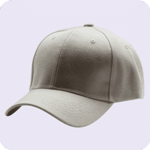 gorra de lona hueso - costado
