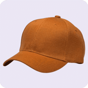 gorra de lona lacre - costado