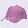 gorra de lona lila - costado