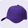 gorra de lona morado - costado