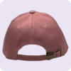 gorra de lona palo rosa - atras