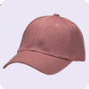 gorra de lona palo rosa - costado