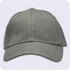 gorra de lona plomo - frente