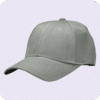 gorra de lona plomo plata - costado