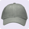 gorra de lona plomo plata - frente
