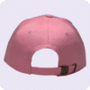 gorra de lona rosado fuerte- atras