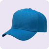 gorra de lona turqueza - costado