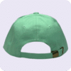 gorra de lona verde agua - atras