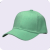 gorra de lona verde agua - costado