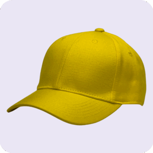 gorra drill Amarillo - costado