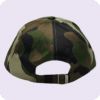 gorra drill Camuflado Marrón Militar - atras
