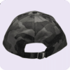 gorra drill Camuflado Plomo Rata - atras