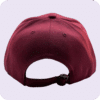 gorra drill Guinda - atras