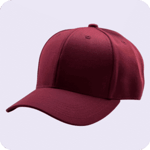 gorra drill Guinda - costado