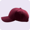 gorra drill Guinda - largo