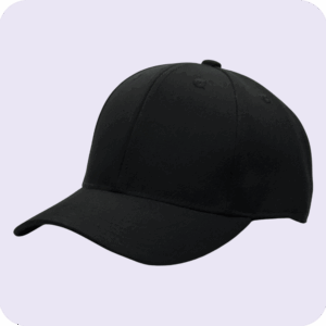 gorra drill Negro - costado