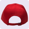 gorra drill Rojo - atras