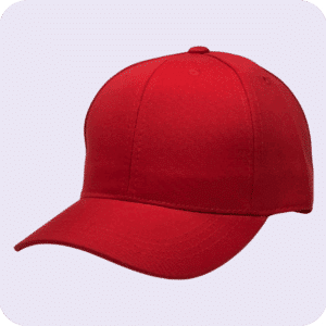 gorra drill Roja - costado
