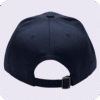 gorra drill azul - atras