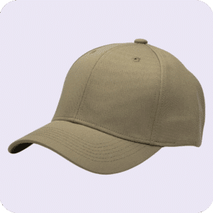 gorra drill beige -costado