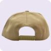 gorra plana beige - atras
