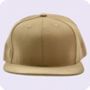 gorra plana beige - frente