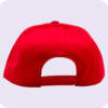 gorra plana roja - atras