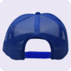 gorra trucker azulino - atras