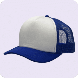 gorra trucker azulino -costado
