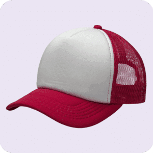 gorra trucker fucsia -costado