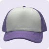 gorra trucker lila - adelante