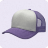 gorra trucker lila -costado