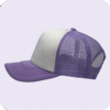 gorra trucker lila - largo