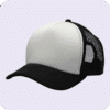 gorra trucker negra - costado