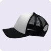 gorra trucker negra - largo