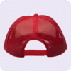 gorra trucker roja - atras