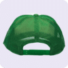gorra trucker verde - atras
