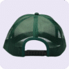 gorra trucker verde botella - atras