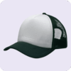 gorra trucker verde botella - costado