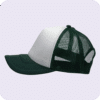 gorra trucker verde botella - largo