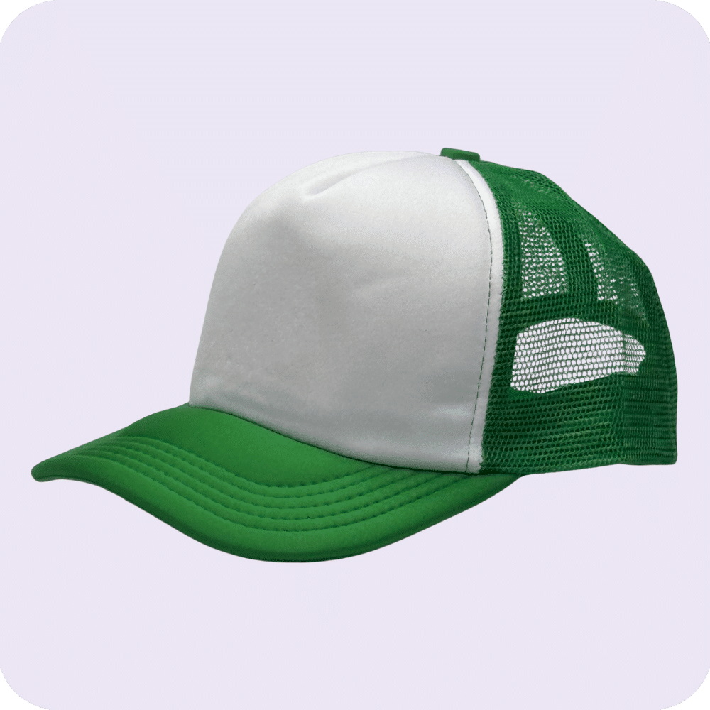 Gorra Trucker Verde gorra trucker verde - costado